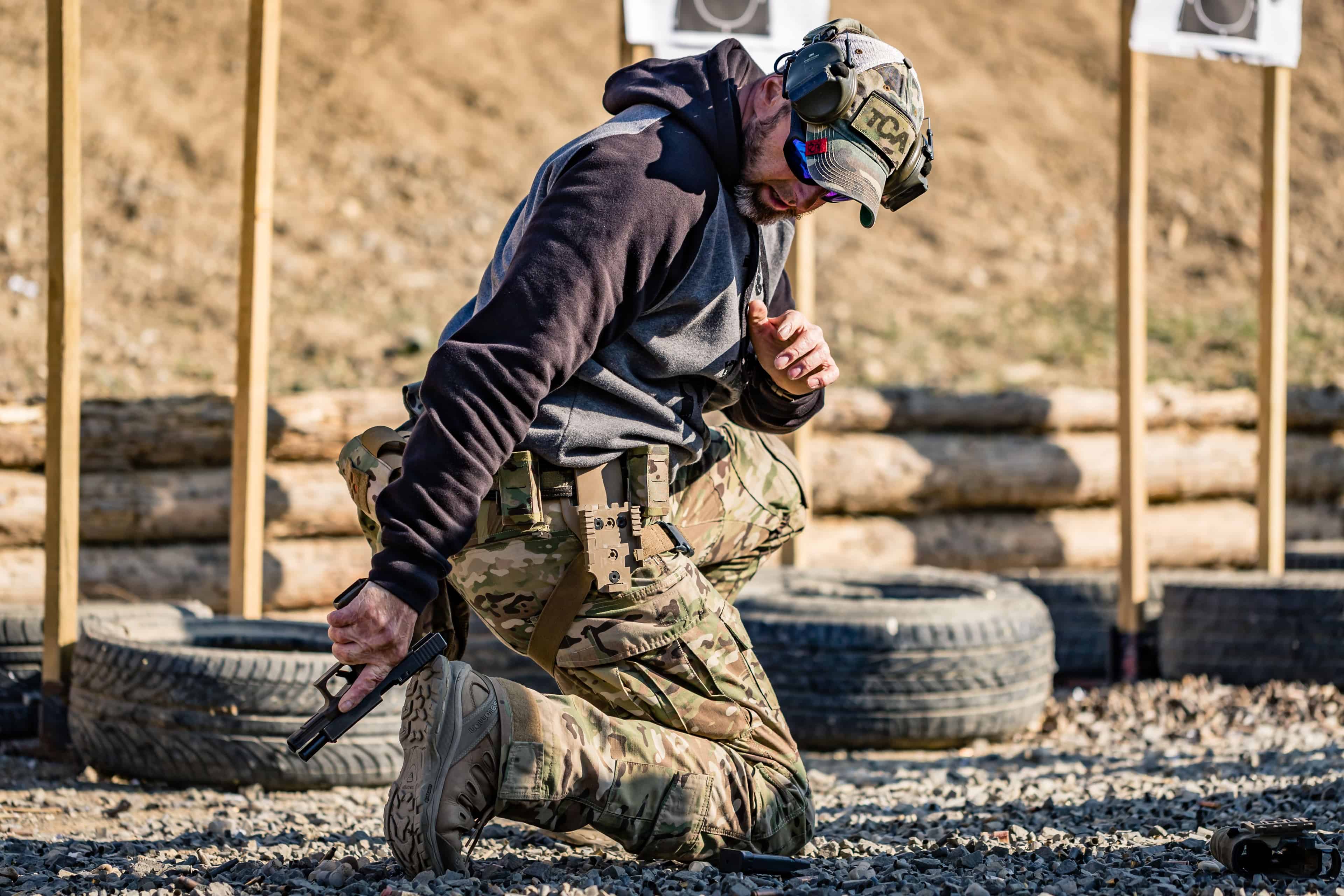 Pistole: Schießen mit Verletzung drill